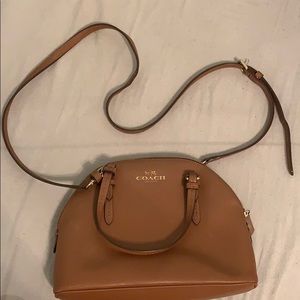 Brown Leather Crossbody/HandHeld Coach Purse